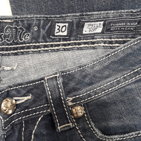 Miss Me Bootcut Jeans. Women's Size: Waist 30x34 Inseam. - Picture 5 of 11